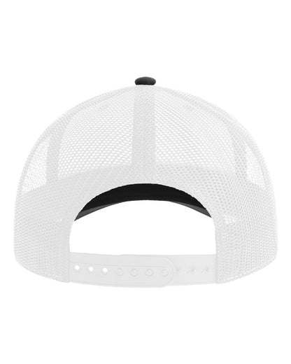 Atlantis Headwear Sustainable Trucker Cap BRYCE #color_Black/ White