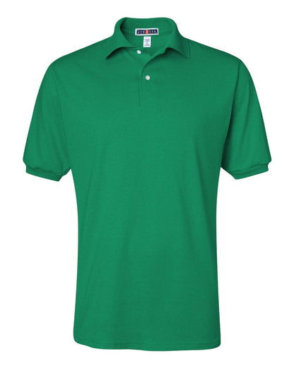 JERZEES Men's SpotShield® 50/50 Polo 437MSR #color_Kelly