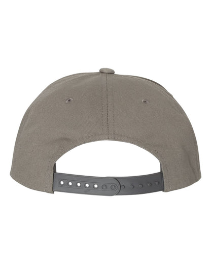 YP Classics Five-Panel Cotton Twill Snapback Cap 6007 #color_Grey