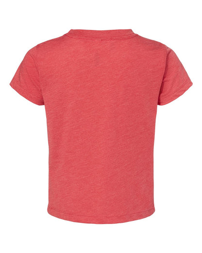 BELLA + CANVAS Toddler Triblend Tee 3413T #color_Red Triblend