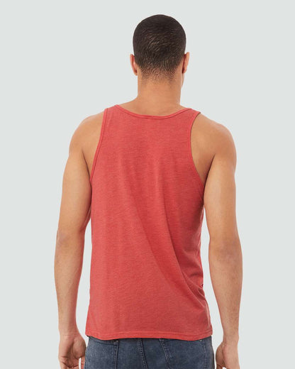 BELLA + CANVAS Triblend Tank 3484 #colormdl_Red Triblend