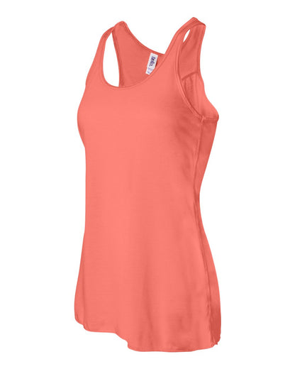 BELLA + CANVAS Women's Flowy Racerback Tank 8800 #color_Coral