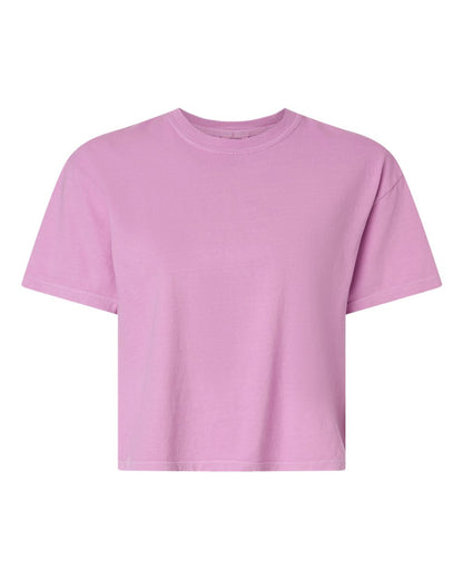 Comfort Colors Women's Garment-Dyed Heavyweight Boxy T-Shirt 3023CL #color_Rose Quartz