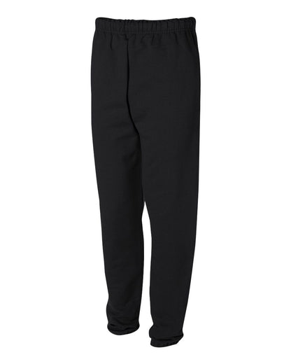 JERZEES Unisex Super Sweats NuBlend® Sweatpants with Pockets 4850MR #color_Black