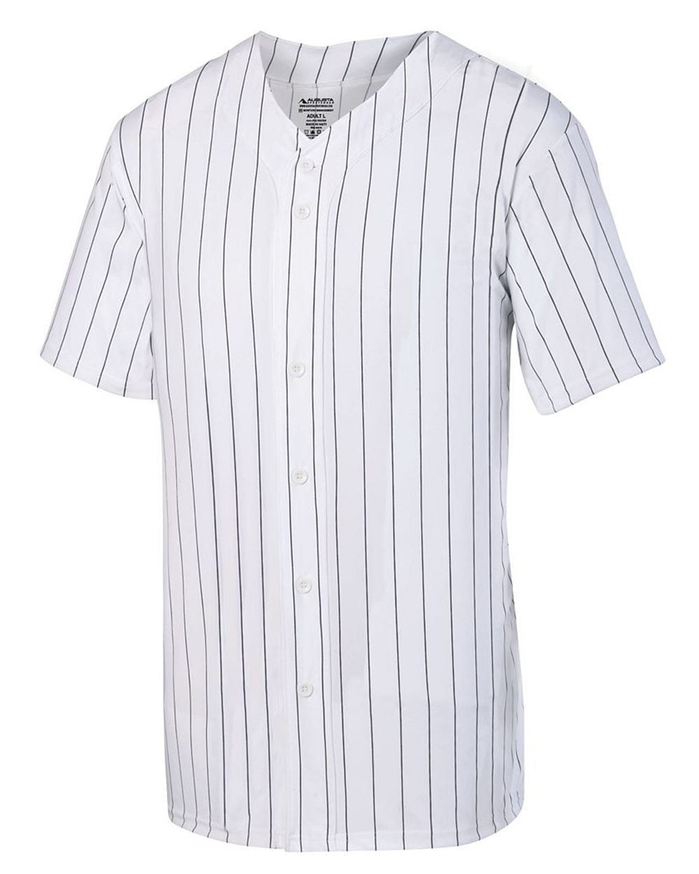 Augusta Sportswear Pinstripe Full Button Baseball Jersey 1685