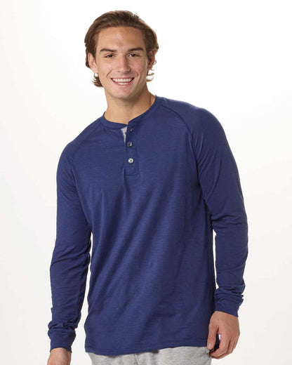 Boxercraft Henley Long Sleeve T-Shirt BM3101 #colormdl_Navy