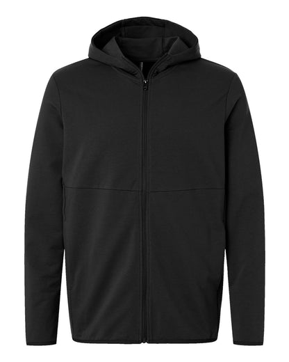 Independent Trading Co. Unisex Perform Full-Zip Hooded Sweatshirt EXP30PZ #color_Black