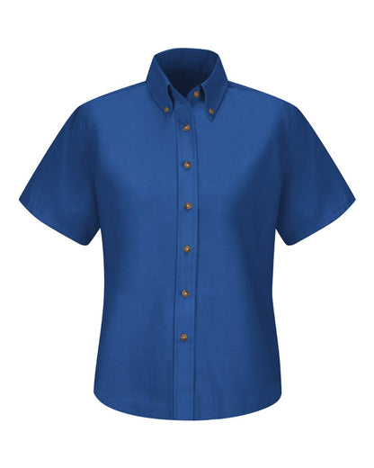 Red Kap Women's Extended Sizes Poplin Dress Shirt SP81EXT #color_Royal Blue