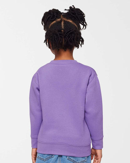 Rabbit Skins Toddler Fleece Crewneck Sweatshirt 3317 #colormdl_Lavender