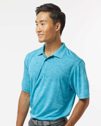 Paragon Men's Dakota Striated Heather Polo 130 #colormdl_Turquoise Heather