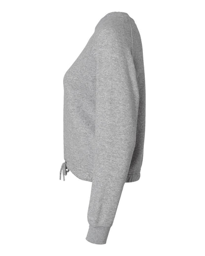LAT Women's Relaxed 3-End Boxy Fleece Crewneck Sweatshirt 3528 #color_Heather