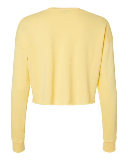 BELLA + CANVAS Women's Crop Crew Fleece 7503 #color_Yellow