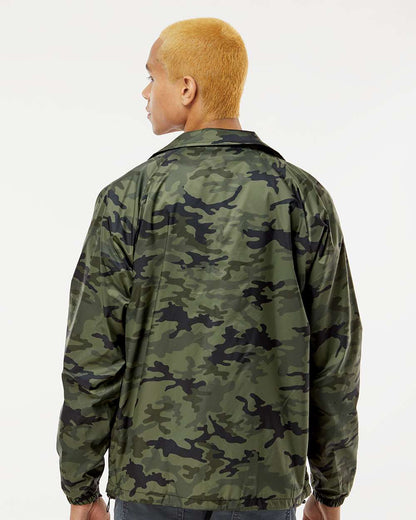 Burnside Mentor Coach's Jacket 9718 #colormdl_Green Camo