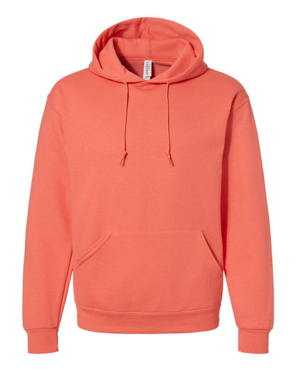 JERZEES Unisex NuBlend® Hooded Sweatshirt 996MR #color_Sunset Coral
