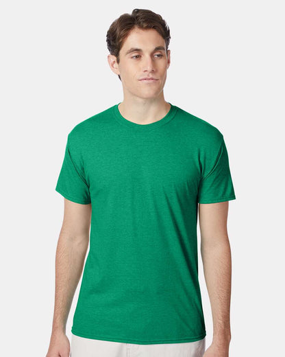 Hanes Perfect-T Triblend T-Shirt 42TB #colormdl_Kelly Green Heather