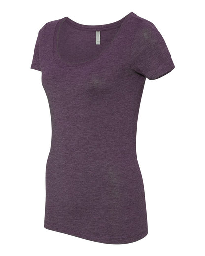 Next Level Women’s Triblend Scoop Neck T-Shirt 6730 #color_Vintage Purple