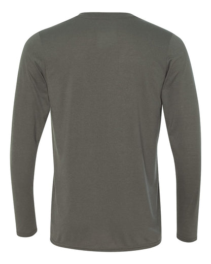 Gildan Unisex Performance® Long Sleeve T-Shirt 42400 #color_Charcoal