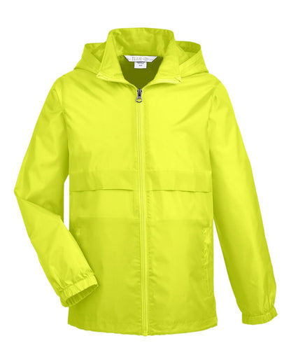 Team 365 Youth Zone Protect Lightweight Jacket TT73Y #color_Safety Yellow