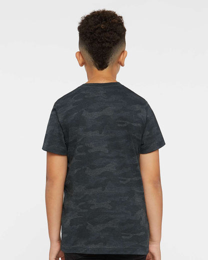 LAT Youth Fine Jersey Tee 6101 #colormdl_Storm Camo