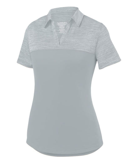 Augusta Sportswear Women's Shadow Tonal Heather Polo 5413 Augusta Sportswear Women&#39;s Shadow Tonal Heather Polo 5413