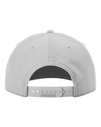 Richardson Five Panel Classic Rope Cap 258 #color_Light Grey/ White