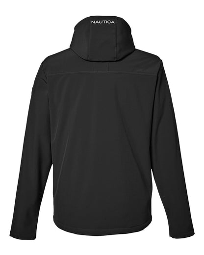 Nautica Men's Wavestorm Hooded Soft Shell Jacket N17789 #color_Black