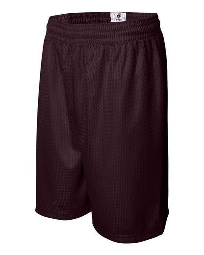 Badger Pro Mesh 9" Shorts 7209 #color_Maroon