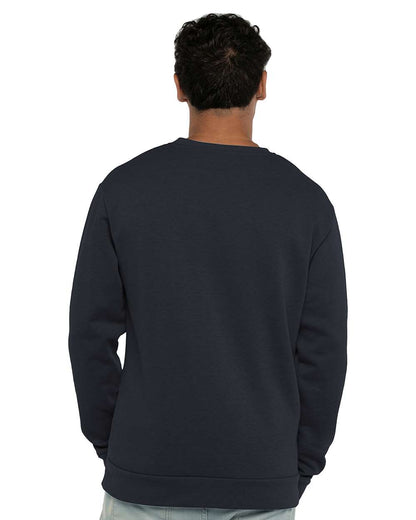 Next Level Malibu Crewneck Sweatshirt 9002 #colormdl_Heather Midnight Navy