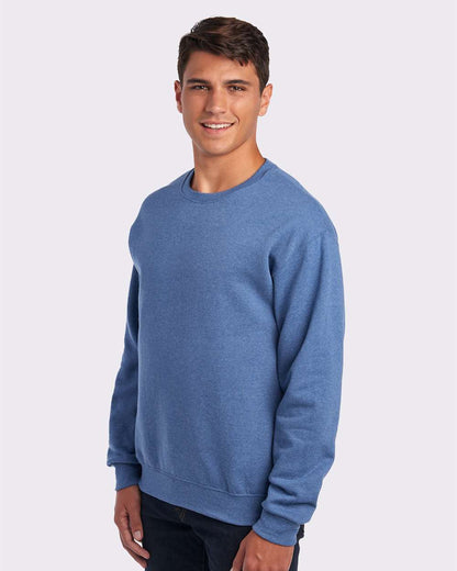 JERZEES Unisex NuBlend® Crewneck Sweatshirt 562MR #colormdl_Vintage Heather Blue
