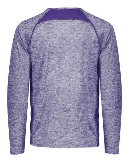 Holloway Men's Electrify CoolCore® Long Sleeve T-Shirt 222570 #color_Purple Heather