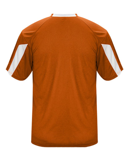 Badger Striker T-Shirt 4176 #color_Burnt Orange/ White