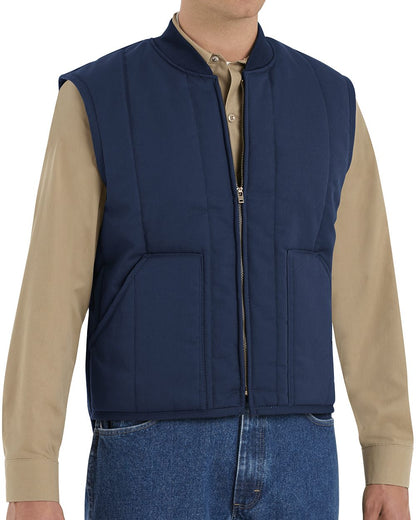 Red Kap Men's Tall Quilted Vest VT22T Red Kap Men's Tall Quilted Vest VT22T
