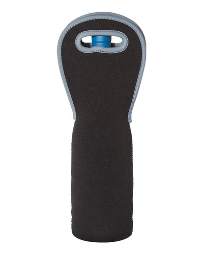OAD Insulated Neoprene Single Wine Tote OAD019 #color_Black