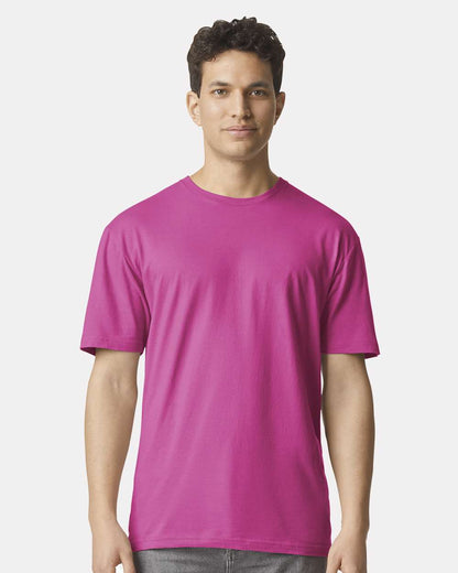 Gildan Unisex Softstyle® T-Shirt 64000 #colormdl_Heliconia
