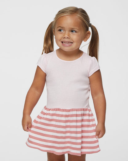 Rabbit Skins Infant Baby Rib Dress 5320 Rabbit Skins Infant Baby Rib Dress 5320