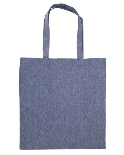 OAD Midweight Recycled Tote Bag OAD113R #color_Heather Medium Blue