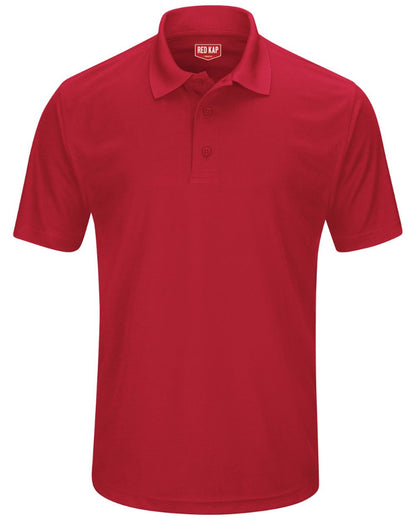 Red Kap Men's Short Sleeve Performance Knit Pocketless Core Polo SK96 Red Kap Men's Short Sleeve Performance Knit Pocketless Core Polo SK96