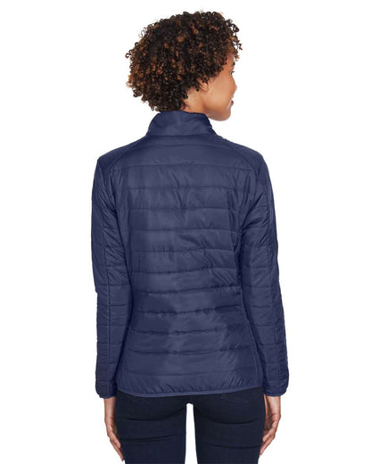 CORE365 Women's Prevail Packable Puffer Jacket CE700W #colormdl_Classic Navy