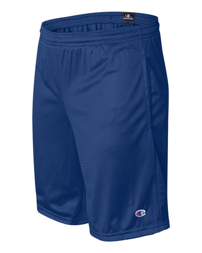 Champion Unisex Polyester Mesh 9" Shorts with Pockets S162 #color_Athletic Royal