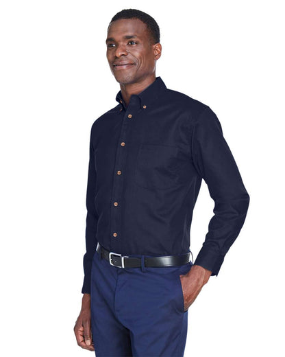 Harriton Men's Easy Blend™ Twill Shirt M500 #colormdl_Navy