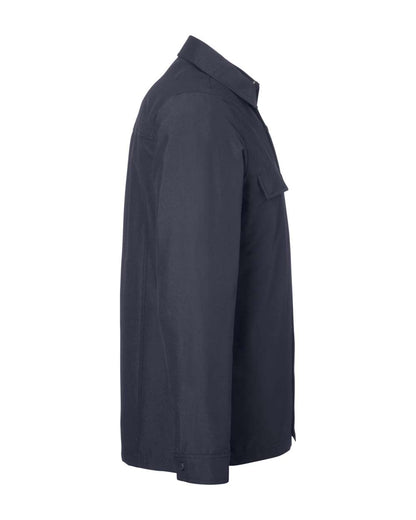 Harriton Unisex Flex Twill Overshirt M72 #color_Dark Charcoal