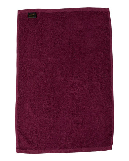 Q-Tees Hemmed Hand Towel T200 #color_Maroon