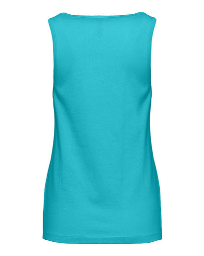 Next Level Women's Cotton Tank 3933 #color_Tahiti Blue
