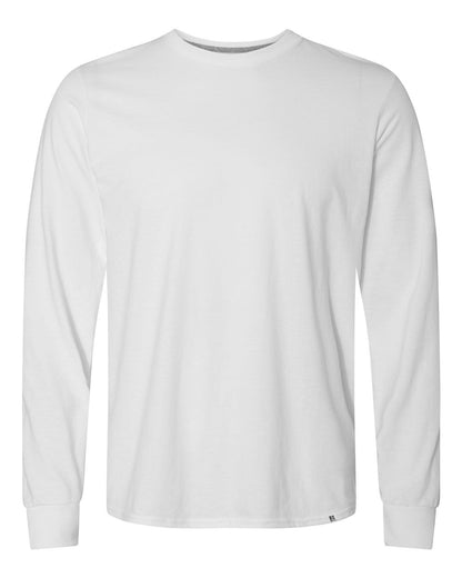Russell Athletic Unisex Dri Power® CVC Performance Long Sleeve T-Shirt 64LTTM #color_White