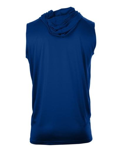 Badger Men's B-Core Sleeveless Hooded T-Shirt 4108 #color_Royal
