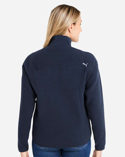 Puma Golf Women's Charley Fleece Full-Zip 626904 #colormdl_Deep Navy