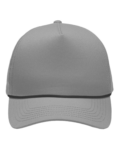 Sportsman Five-Panel Rope Heritage Fit Cap SP1300 #color_Grey