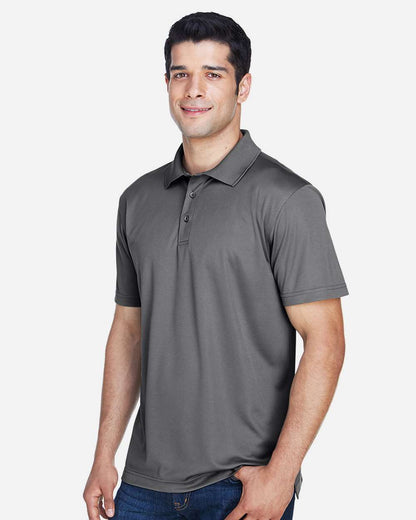 Harriton Men's Polyester Jersey Polo M315 #colormdl_Charcoal