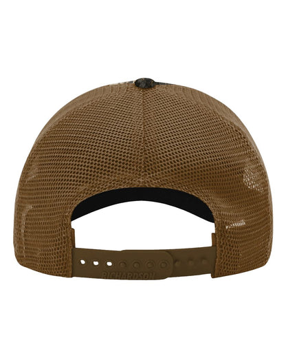 Richardson Garment Washed Printed Trucker Cap 111P #color_Realtree Max 7/ Buck