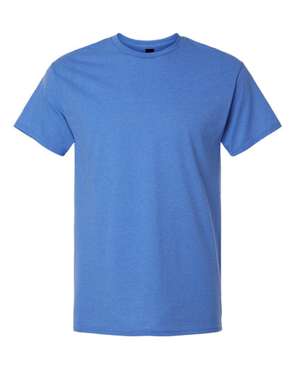Gildan Unisex Light Cotton T-Shirt 3000 #color_Heather Royal